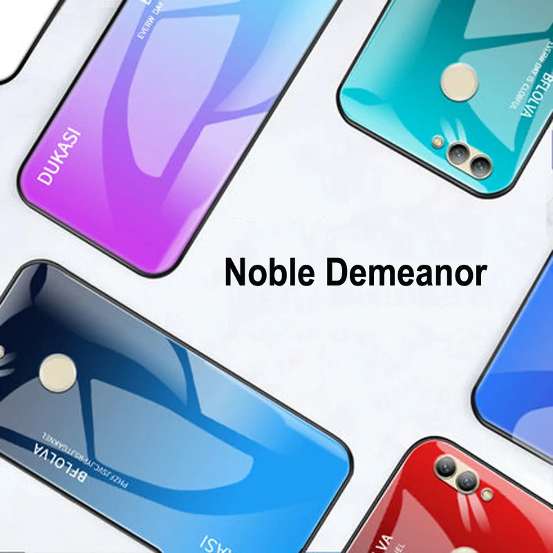 Для Huawei Nova 2 чехол Защитная пленка из закаленного стекла класса люкс мягкий