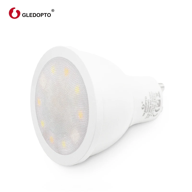 Светодиодная лампа ZIGBEE gu10 RGB + CCT 5 Вт умная светодиодная двойсветильник белый свет