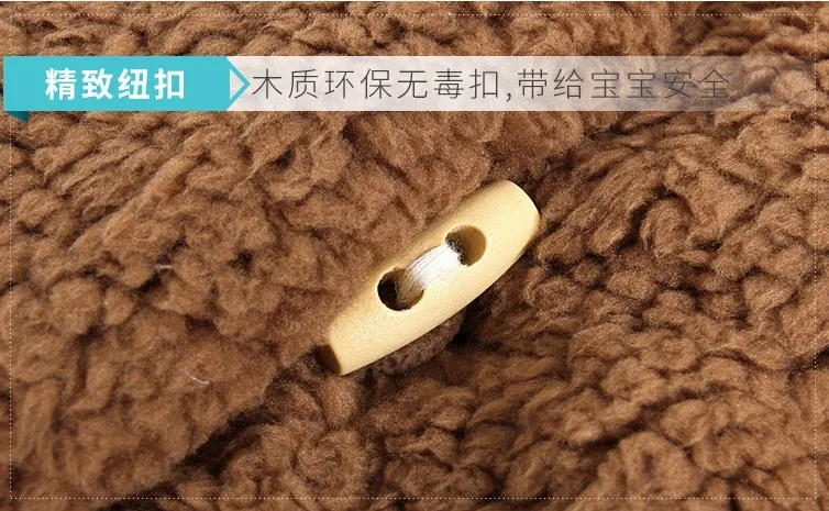 Женя 2017 Зимняя Детская одежда Одежда для младенцев детская с мультяшными ушами