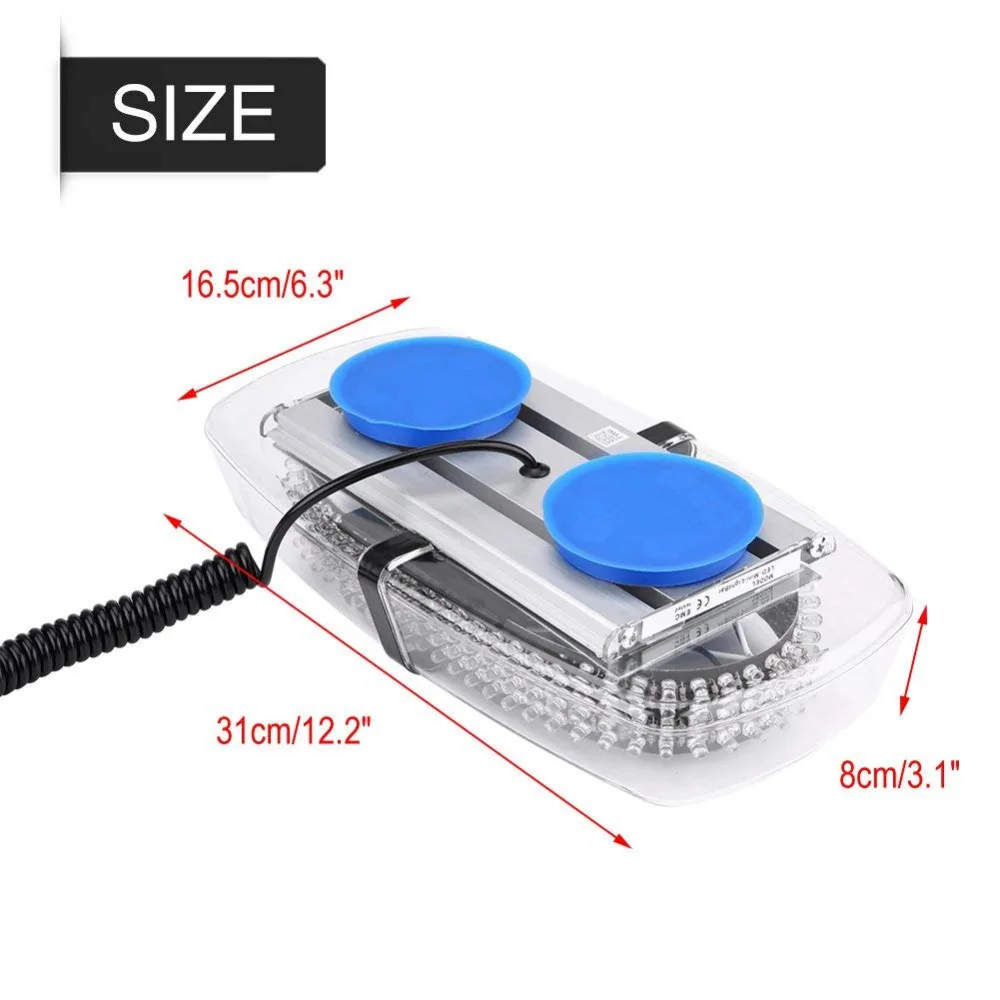 12 В/24 В красный синий желтый светодиод для автомобиля грузовика стробоскоп