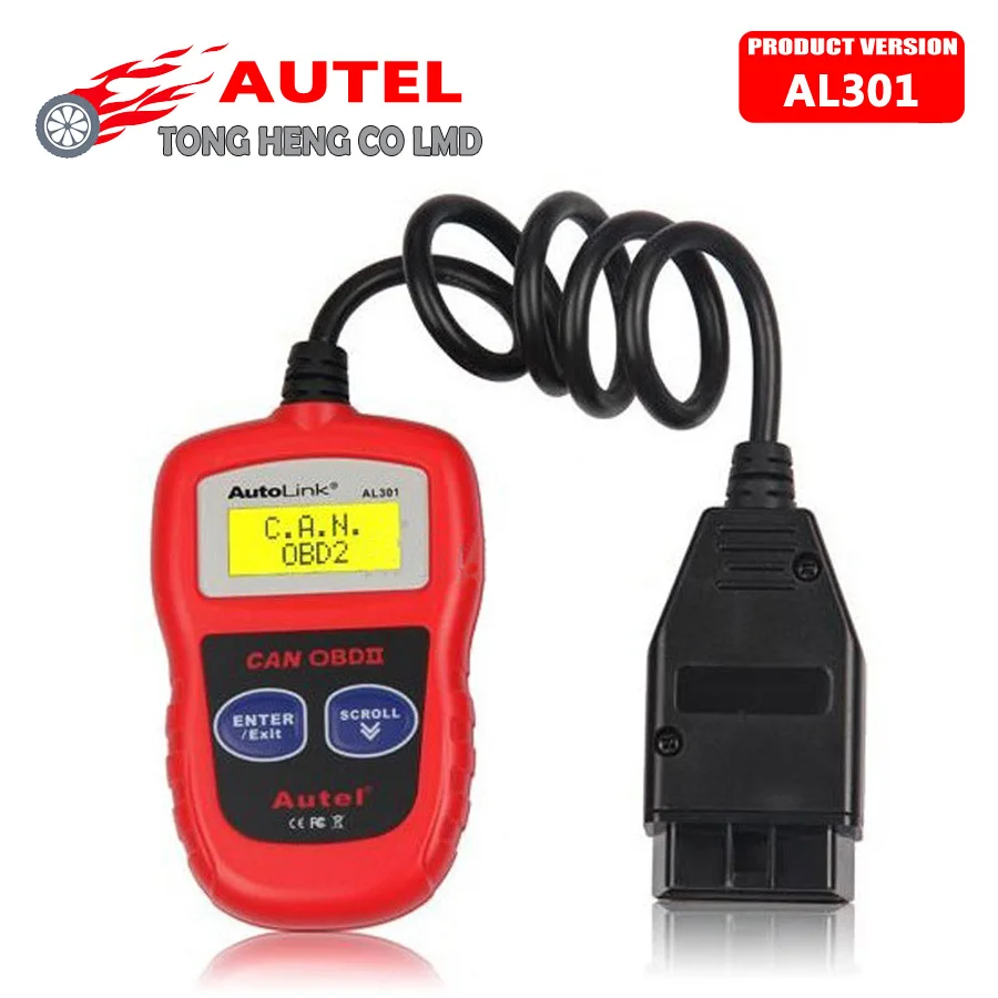 100% Оригинальный Autel Auto AL 301 диагностический считыватель кода Авто ссылка AL301