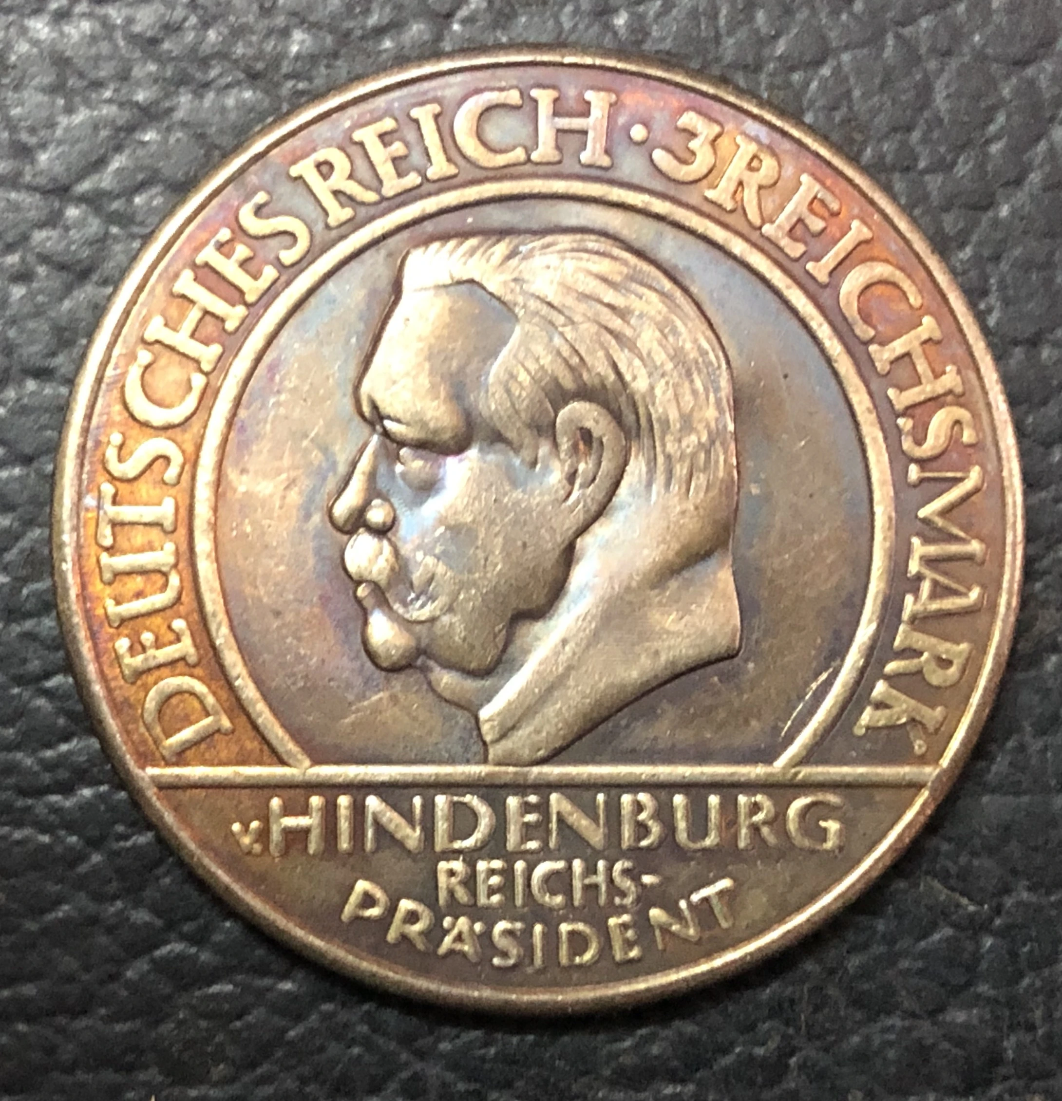 1929 Германия 3 weichsmark|Безвалютные монеты| |