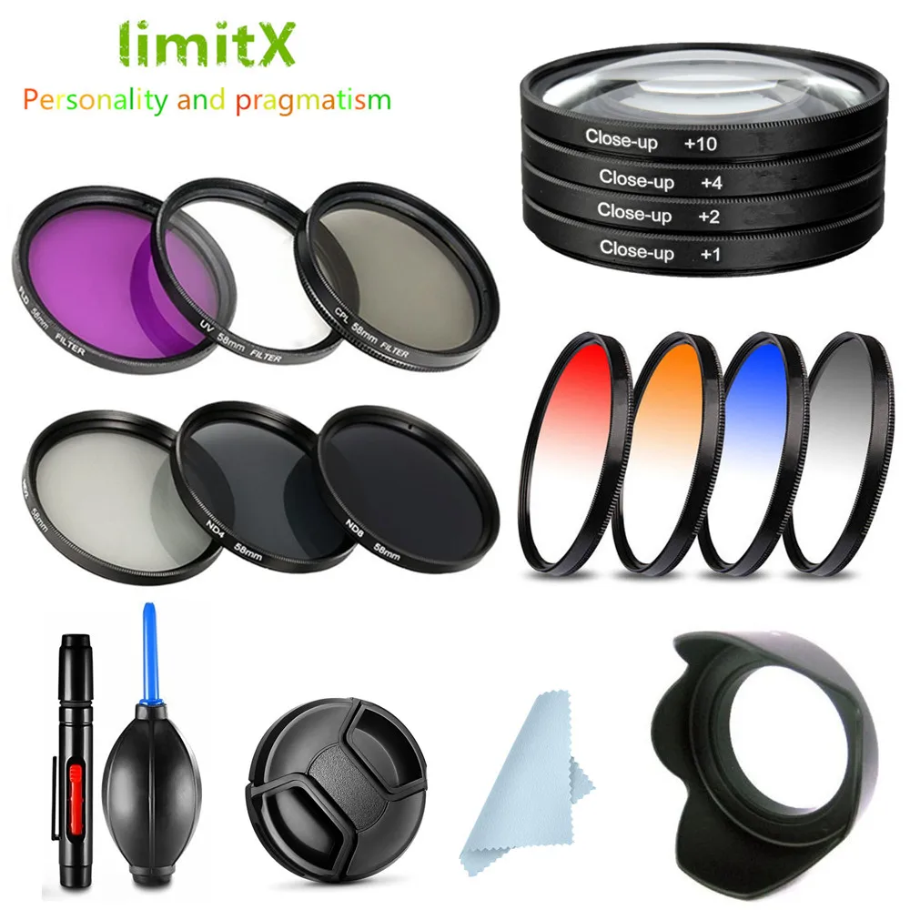 67 мм UV CPL ND FLD Градуированный ИК фильтр и бленда объектива для камеры Panasonic DMC FZ2000