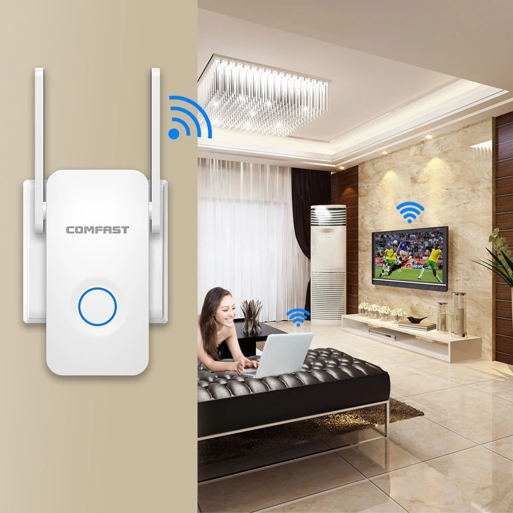 10 шт. домашний Wi Fi репитер Comfast высокоскоростной 1200 Мб/с усилитель диапазона