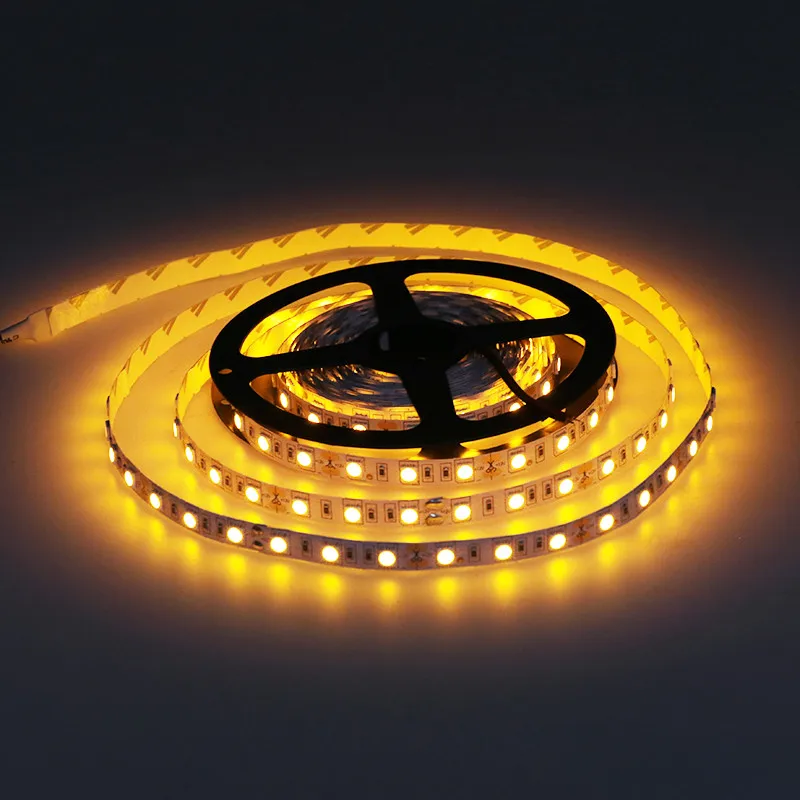 Цвет: желтый RGB светодиодные ленты 5050 SMD 5 м 300 светодиодный s гибкие не водопроницаемые светодиодные пленка высокого качества SMD Светодиодная лента для украшения дома - Испускаемый цвет: Цвет: желтый