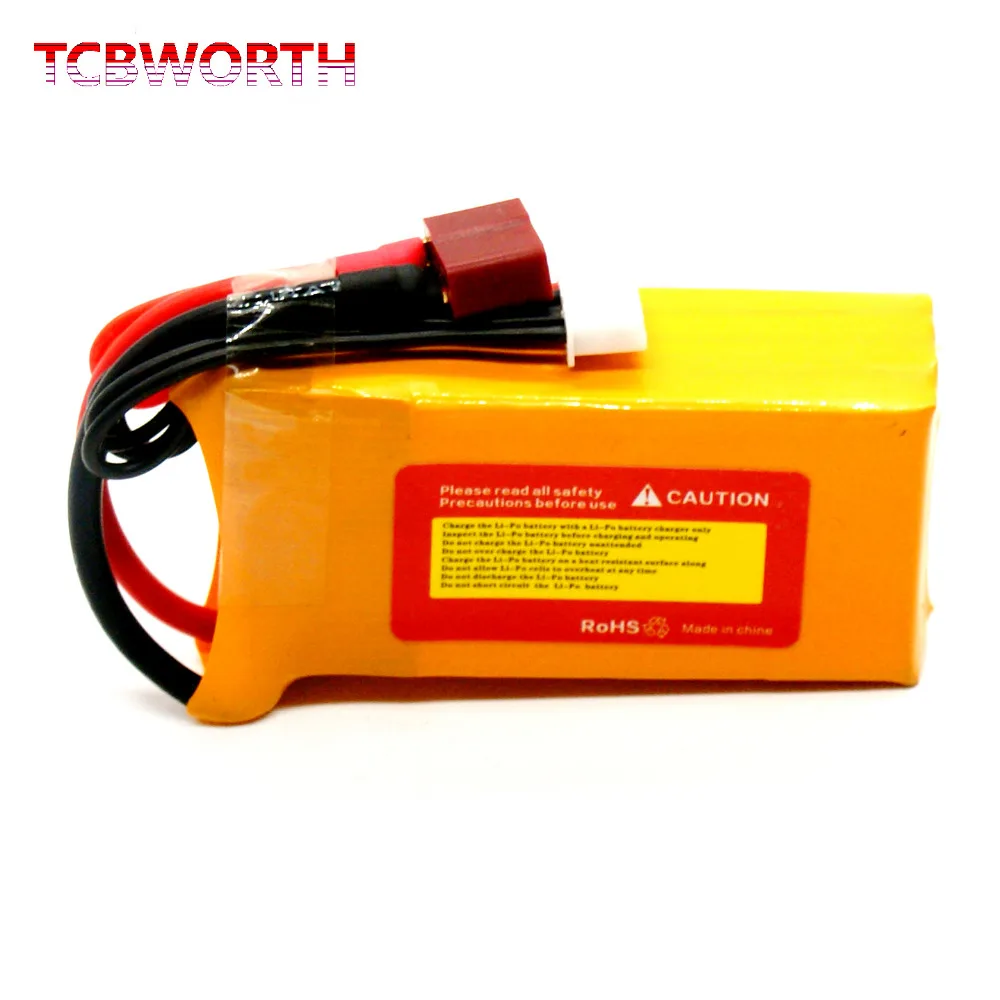 RC LiPo аккумулятор 4S 14 8 V 1100mAh 35C-70C для вертолета самолета автомобиля лодки