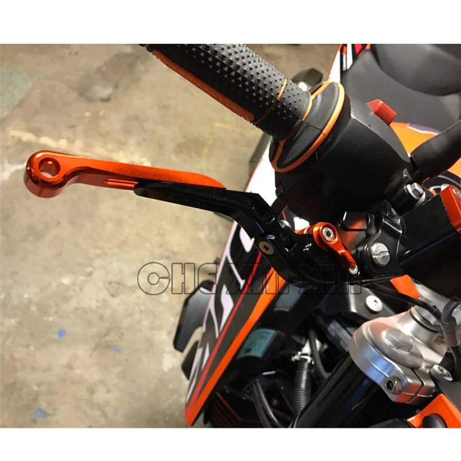 Оранжевый и черный мотоцикл CNC тормоза сцепления Рычаги подходят для KTM Duke 125 200 390