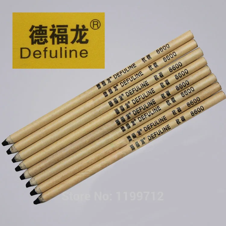12 штук кор. Defuline уголь карандаши мягкий средний жесткий эскиз 11A|charcoal bamboo|charcoal