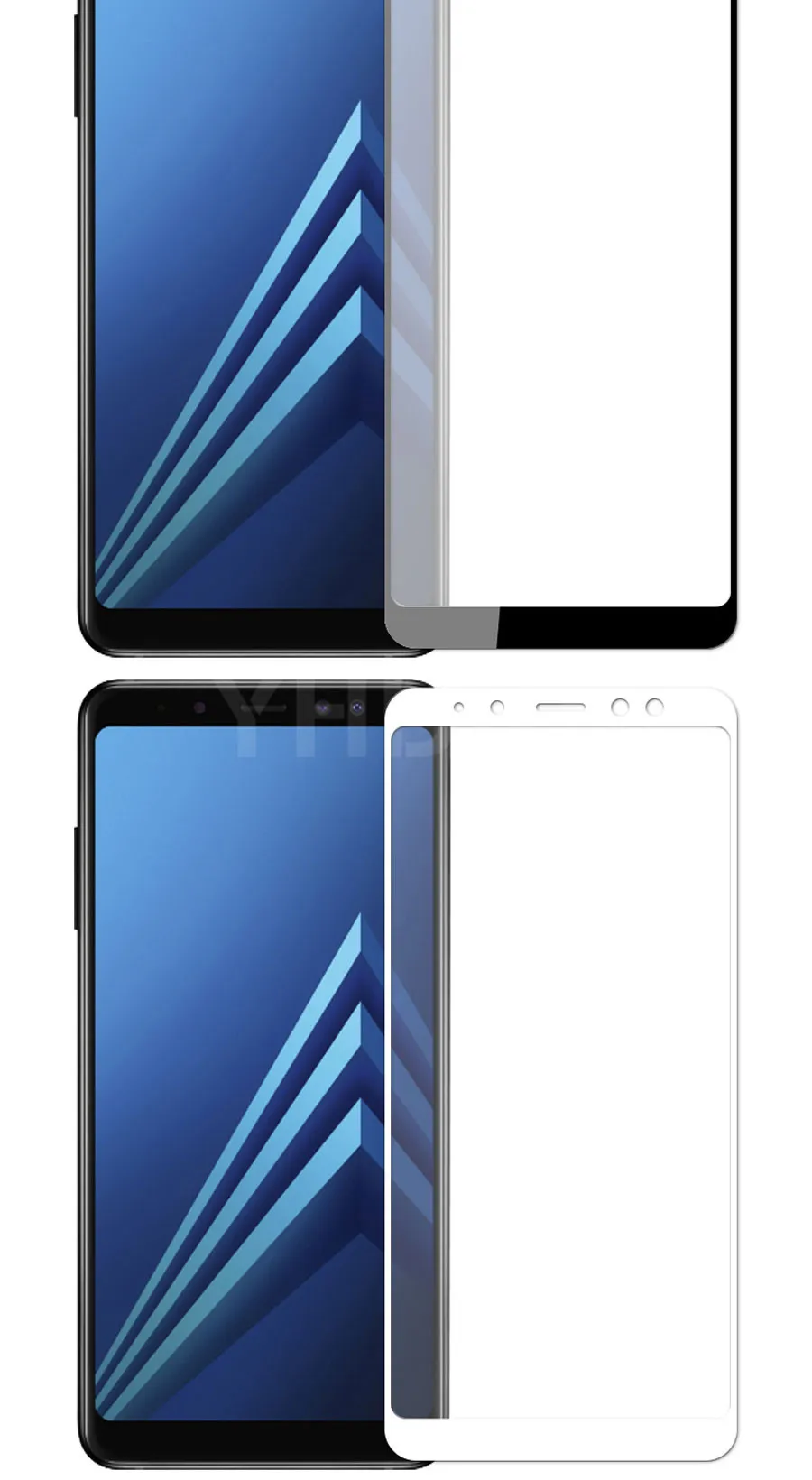 9D Защитное стекло для Samsung Galaxy A5 A7 A3 A6 A8 Plus A9 закаленное защитное стекло для экрана