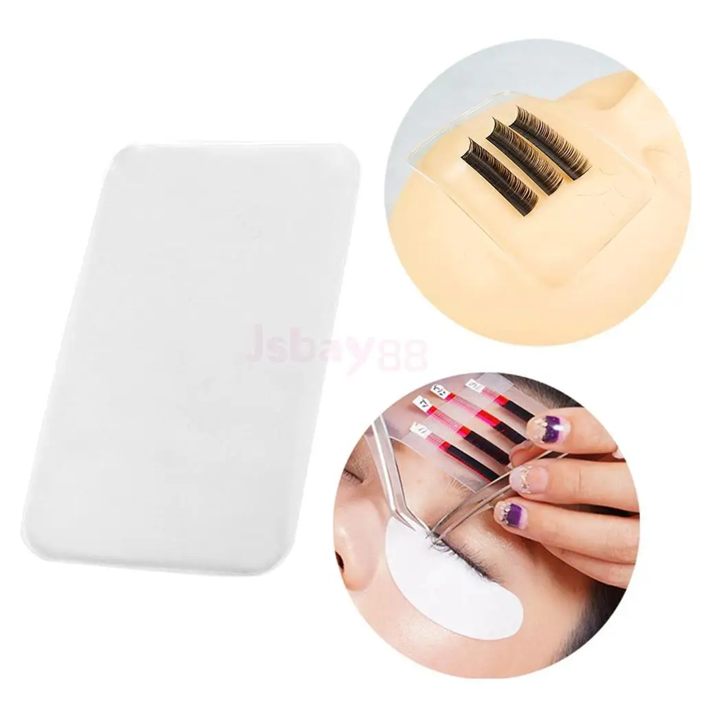 

Lot 5 Pieces Silicone Eyelash Extension Forehead Stand Pallet Pad Eye Lash Tray Holder Makeup Tools