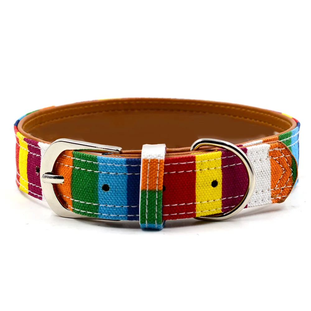 1 шт. ошейник для собак из ПУ кожи цветной простой высококачественный маленьких