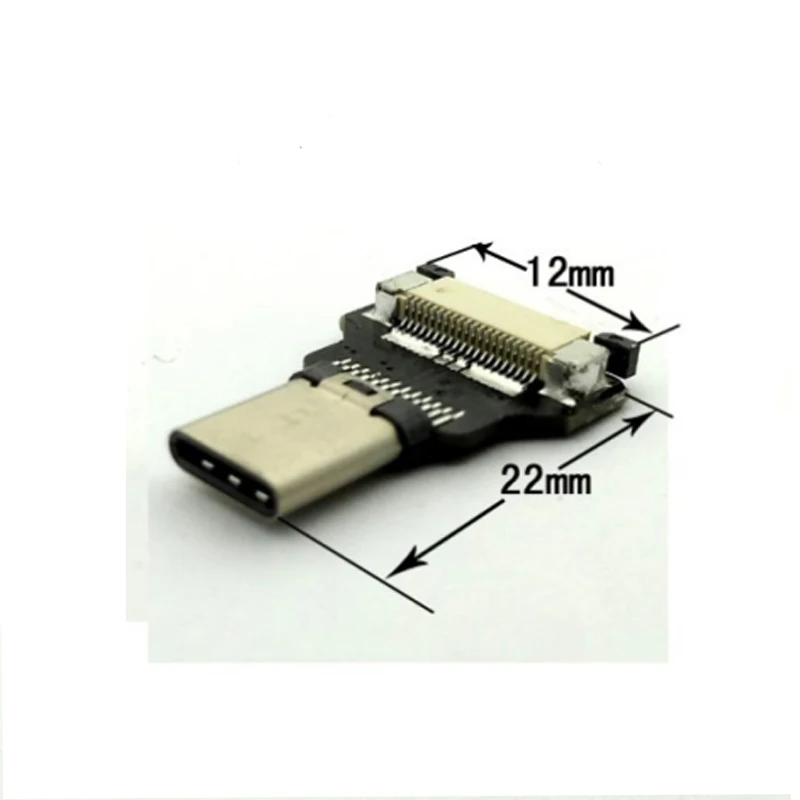 5 см до 100 ультратонкий плоский USB кабель Тип D Micro прямой Мама папа C коннектор