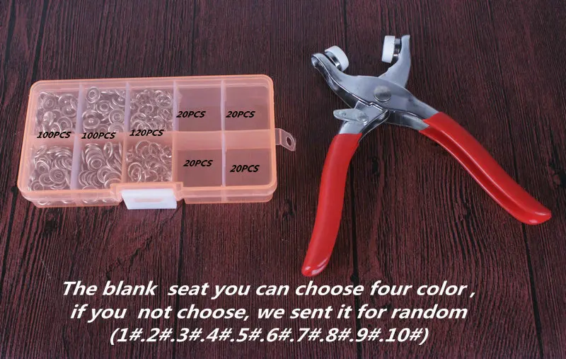 Высококачественный ручной зажим для установки кнопок люверсов обманок|button