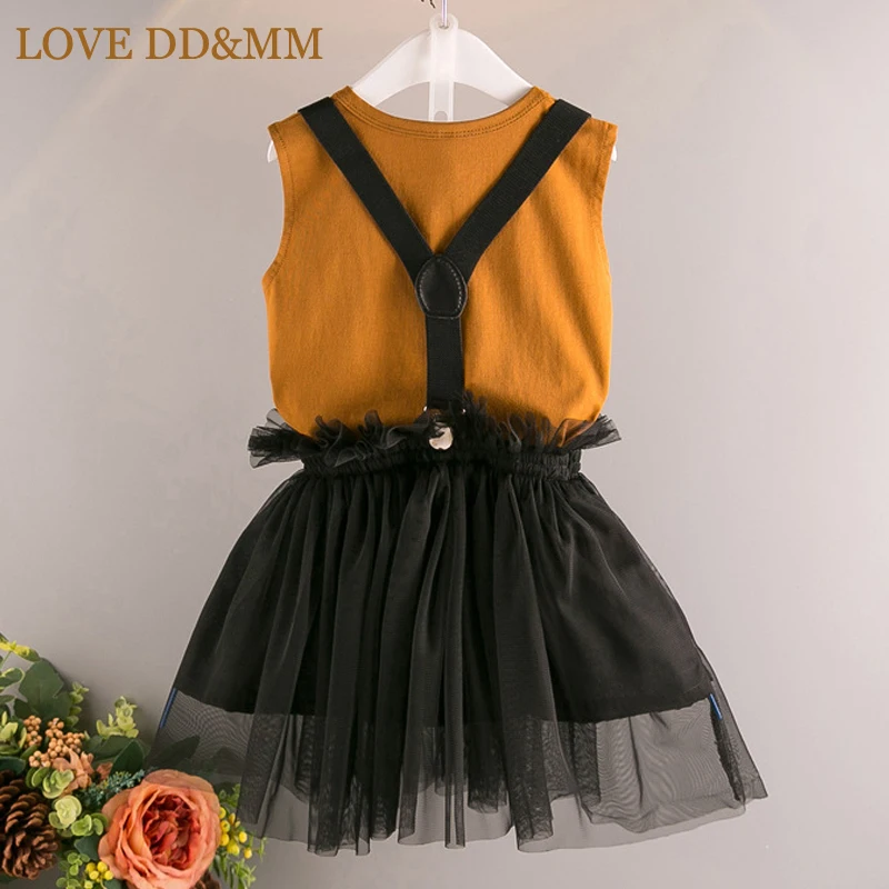 Комплекты одежды для девочек LOVE DD & MM лето 2020 новая футболка с мультяшным принтом +