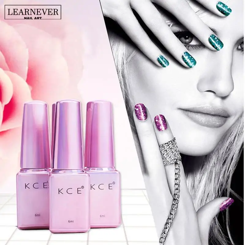 LEARNEVER 15 Colors 6ML Fashion UV Nail Polish Gel Glitter Shinning Long Lasting LED | Красота и здоровье