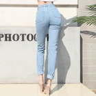Винтажные джинсы-бойфренды, женские джинсы с высокой талией, повседневные джинсовые брюки, женские джинсы