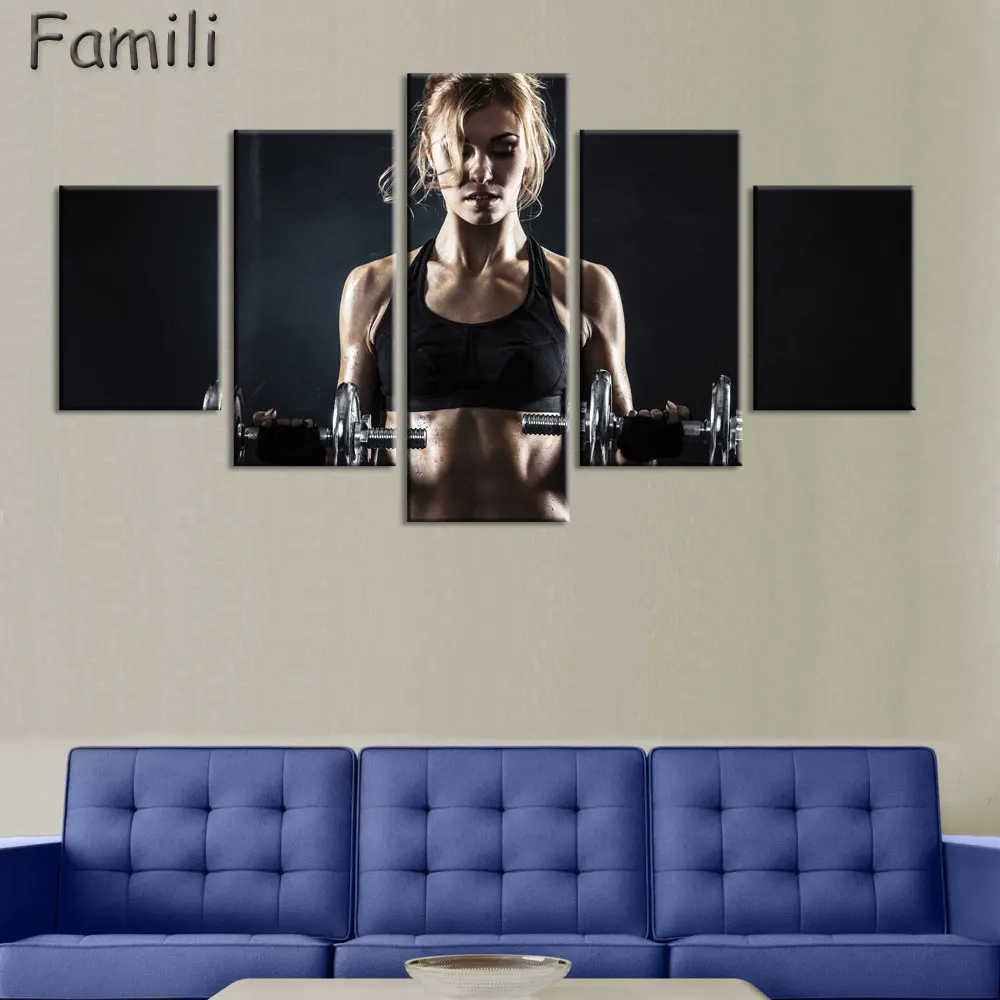 

5pcs Custom Black And White Poster Bedroom Decor Silk Printing Arnold Schwarzenegger Posters Bodybuilder Wallpaper