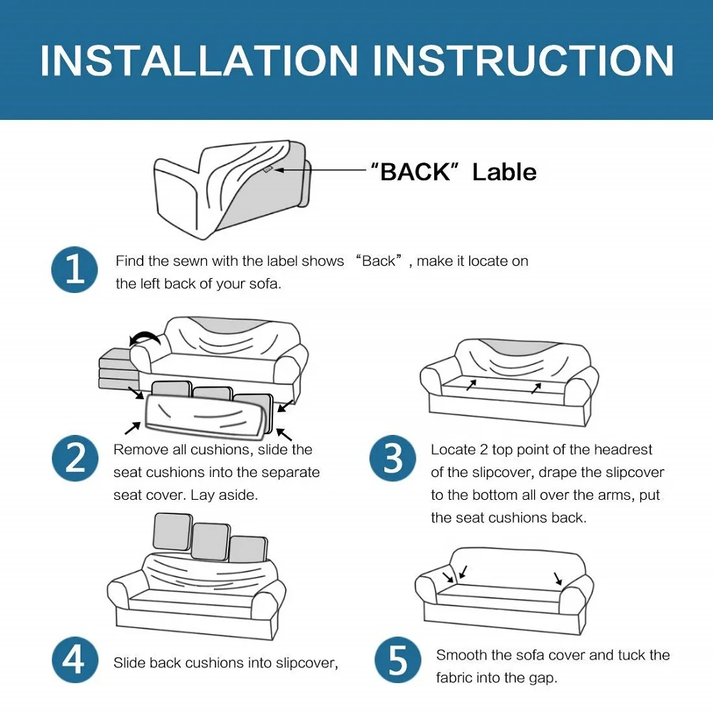 Turetrip 1 шт. однотонный чехол для дивана кровати Futon Slipcover растягивающаяся Защитная