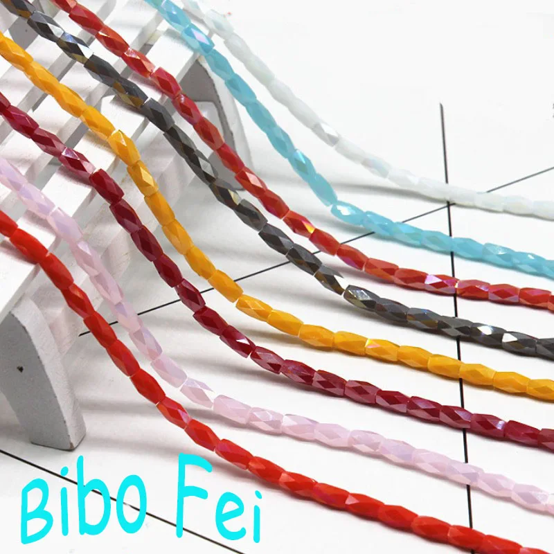 Бесплатная доставка разноцветные стеклянные бусины из чешского хрусталя 2*4 мм 98