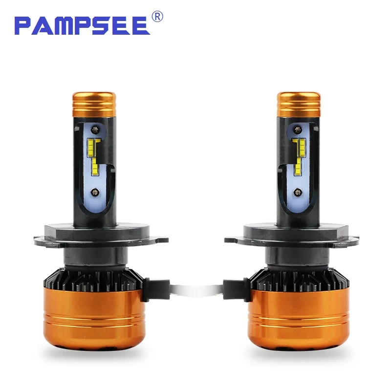 Двухцветные Автомобильные светодиодные лампы PAMPSEE, 2 шт., Z5, H4, H13, 9004, 9007, 50 Вт, 5800лм, 3000K, 4300K, 6000K, 3 цвета