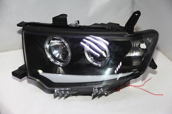 Для Mitsubishi Pajero Sport Montero Sport Nativa Pajero Dakar CCFL ангельские глазки головная лампа 2009 2010 2011 2012 2013 год