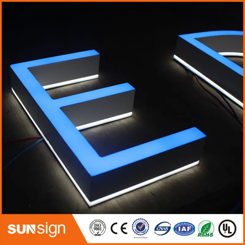 Well design indoor changeable LED embossing acrylic letter sign