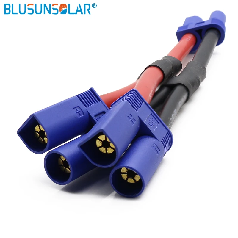 

50 pieces / lot Hot sale EC5 Parallel Y Charger Cable , Lipo Battery Connect Charger Cable for RC Power Supply DZ0114