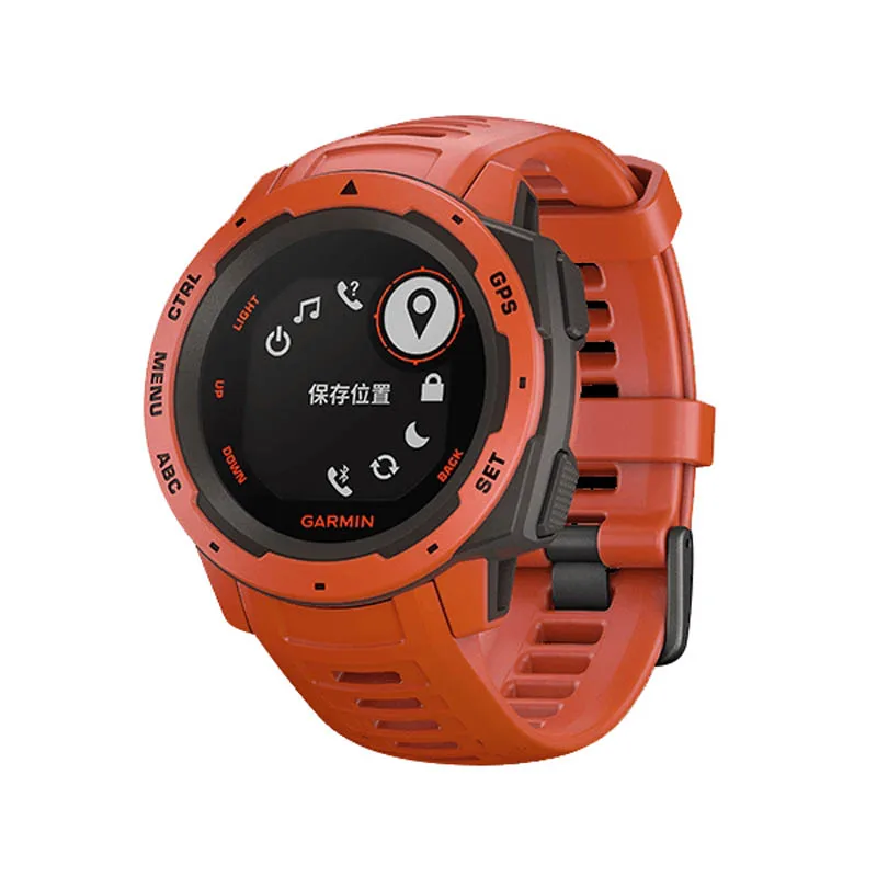 Спортивный силиконовый ремешок быстросъемный сменный для часов Garmin Instinct