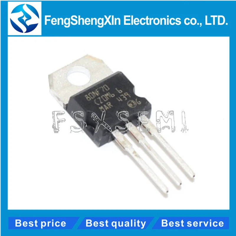 

10pcs/lot STP80NF70 P80NF70 TO-220 80NF70 MOSFET