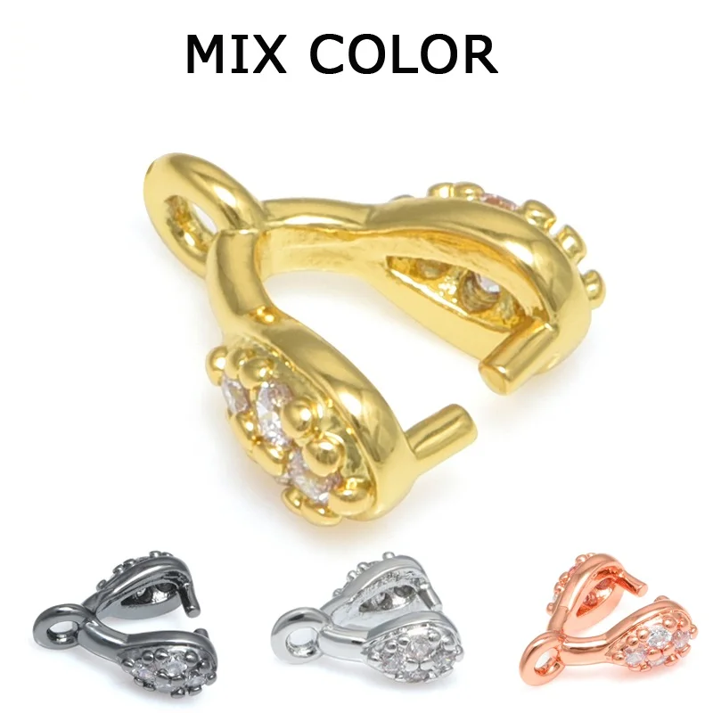 mix color Фурнитура для бижутерии сережек выводы хук клип аксессуаров для женщин кристалл агат серьги ювелирных магазинов, чтобы бейлы швензы для изготовления серег - Цвет: mix color