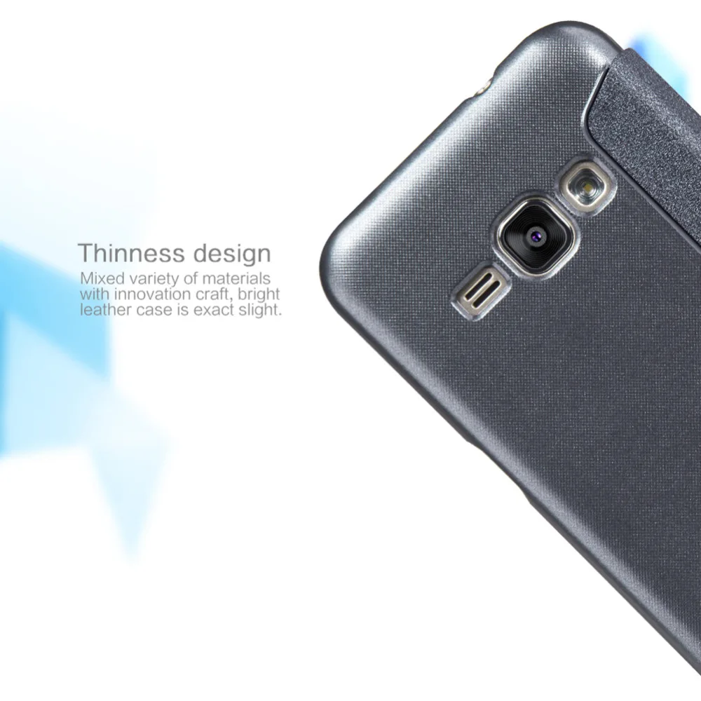 Nillkin для samsung J1 2016 чехол блестящий 4 5 дюймов phone house filp cover защитный чехол|case for j1|nillkin