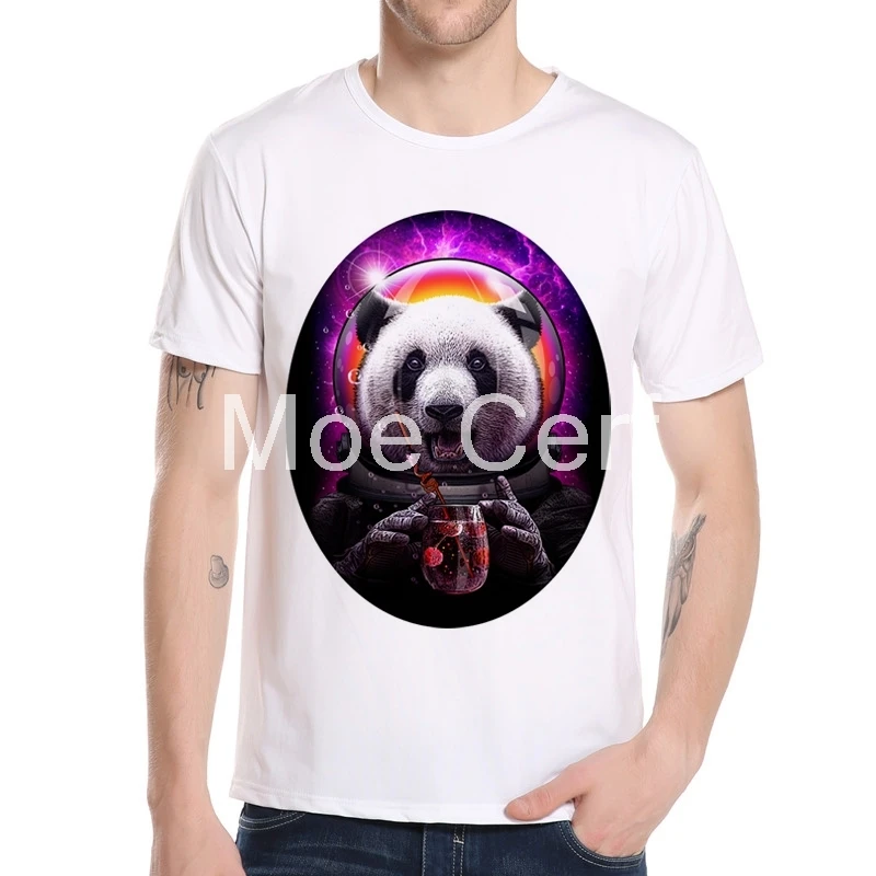 2019 New Summer Style Funny Panda Fighter T Shirt Men Fashion Printed Short Sleeve Crew Neck Harajuku Top L6-B-12 | Мужская одежда