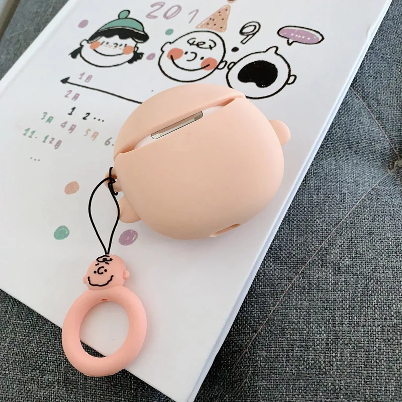 Забавный чехол с рисунком собаки для Airpods чехол милый силиконовый Bluetooth наушники защитный чехол Капа для Air pods аксессуары милая сумка