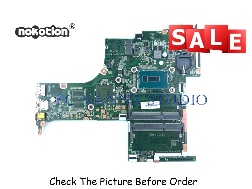 PCNANNY 809041 601 001 для HP 15 AB Материнская плата ноутбука i5 5200U 2 GHz DAX12AMB6D0