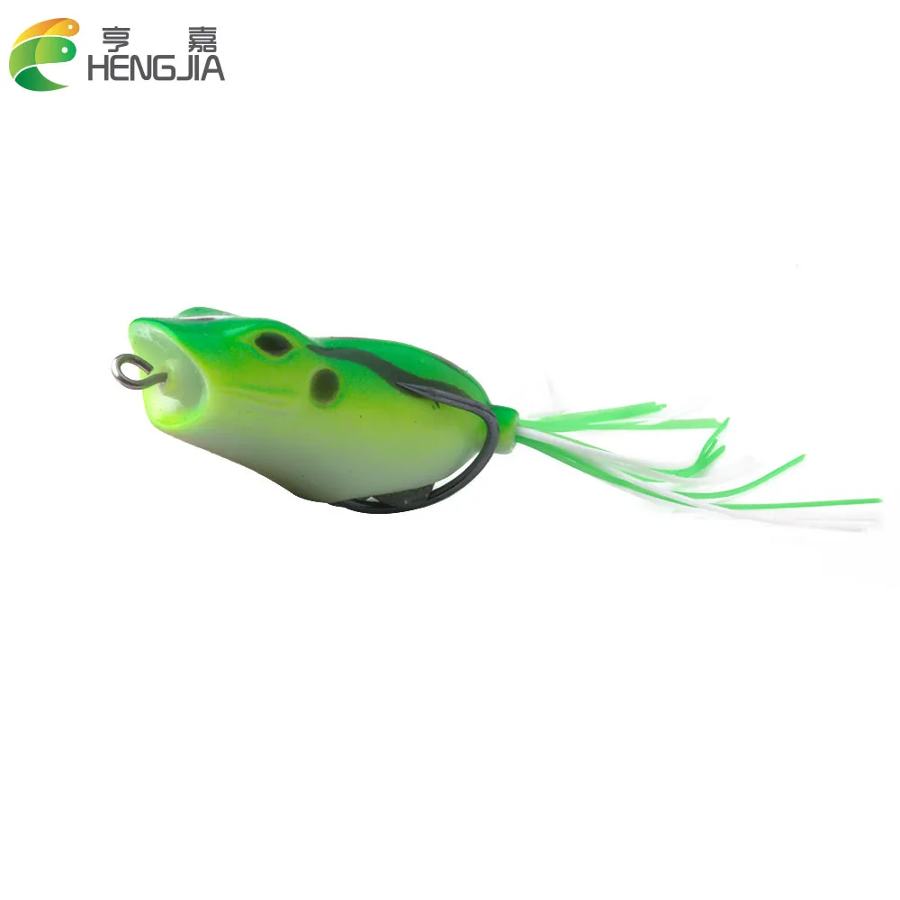 1 шт. 5 см 12 г Topwater мягкая резиновая в виде лягушки рыболовные приманки с крючками