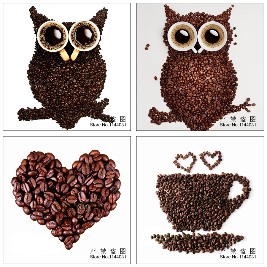 Алмазная 5D картина сделай сам кофейные зерна оптовая продажа алмазная украшение