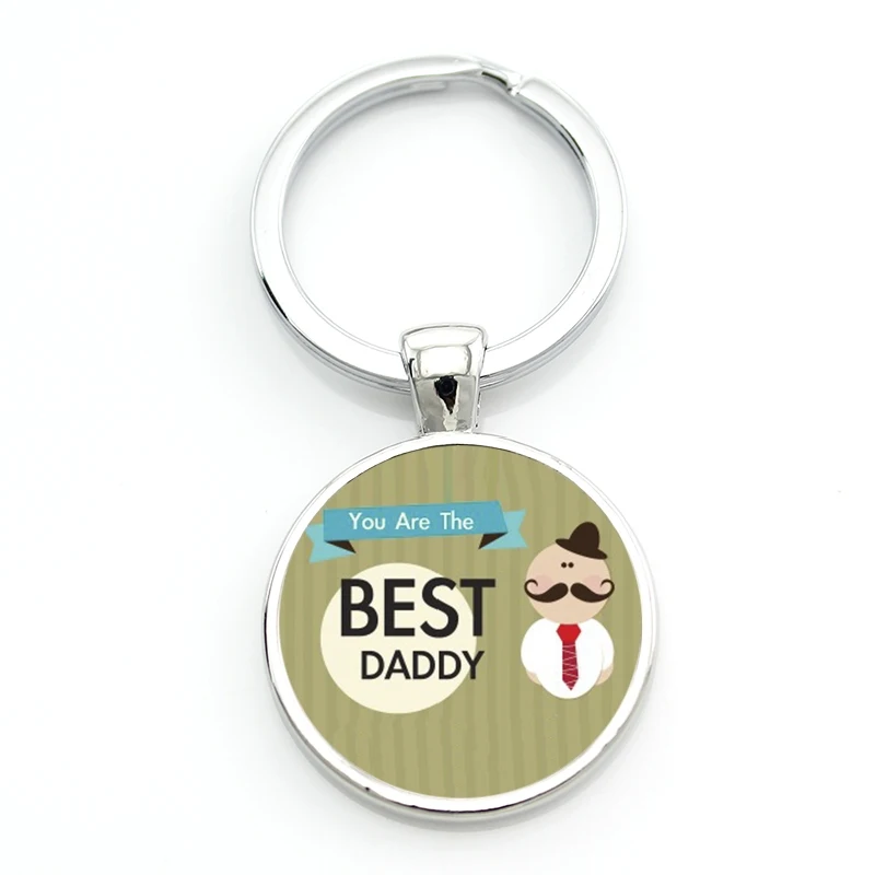 CT498 TAFREE изысканный модный брелок с надписью I Love daddy this much для мужчин, ювелирные изделия je suis un papa qui dechire, брелок для ключей, держатель для dad CT494 - Цвет: CT498