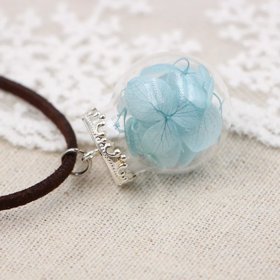 1 шт. ручная работа DIY настоящие высушенные цветы стеклянные капюшоны вечный