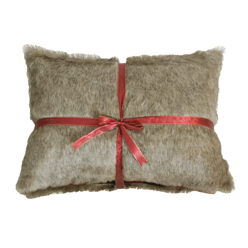 2 шт. декоративные подушки из искусственного меха|cushion case|throw pillows setset of |