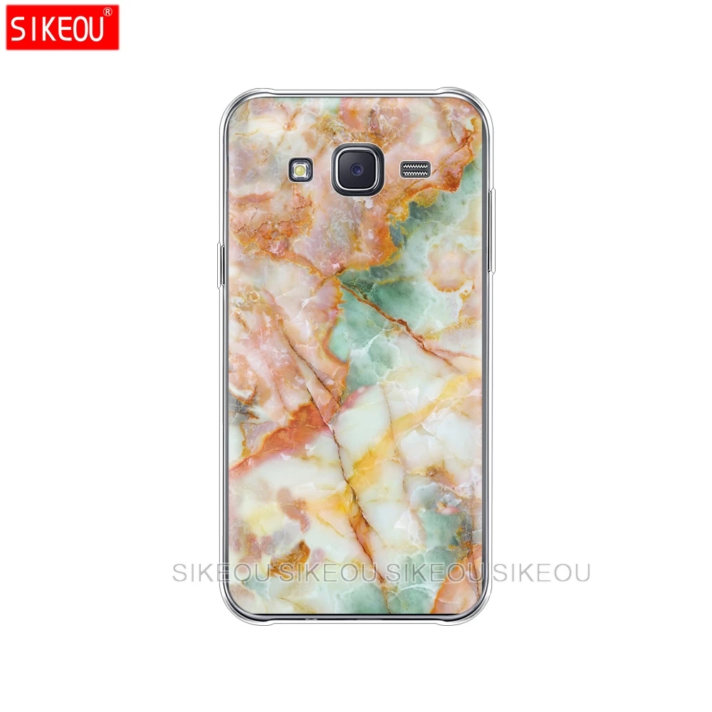 Силиконовый чехол для телефона Samsung Galaxy J1 J2 J3 J5 J7 MINI 2016 2015 prime marble green stone|Бамперы| |