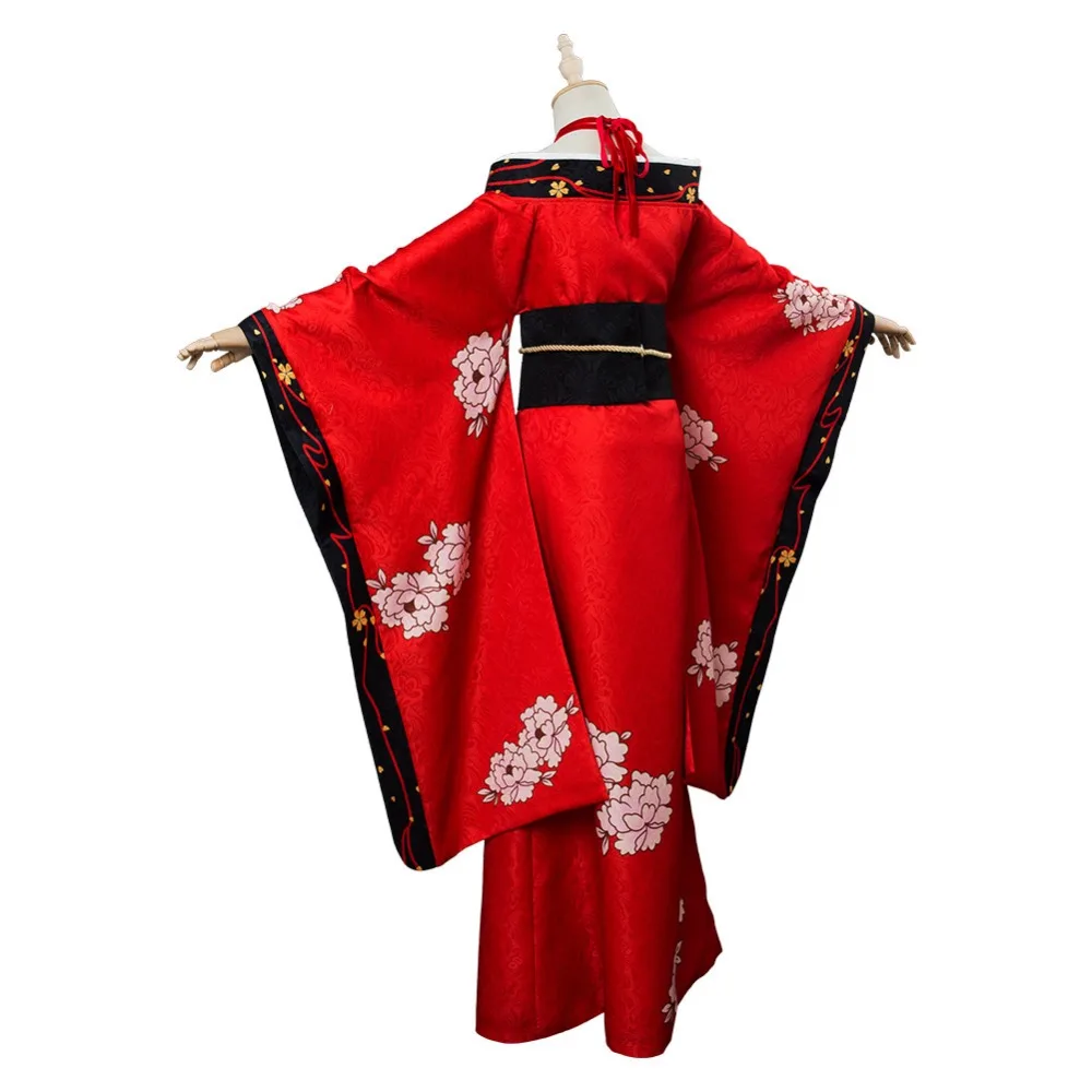 Fate Grand Order Косплей Tomoe Gozen кимоно костюм наряд длинное платье Хэллоуин