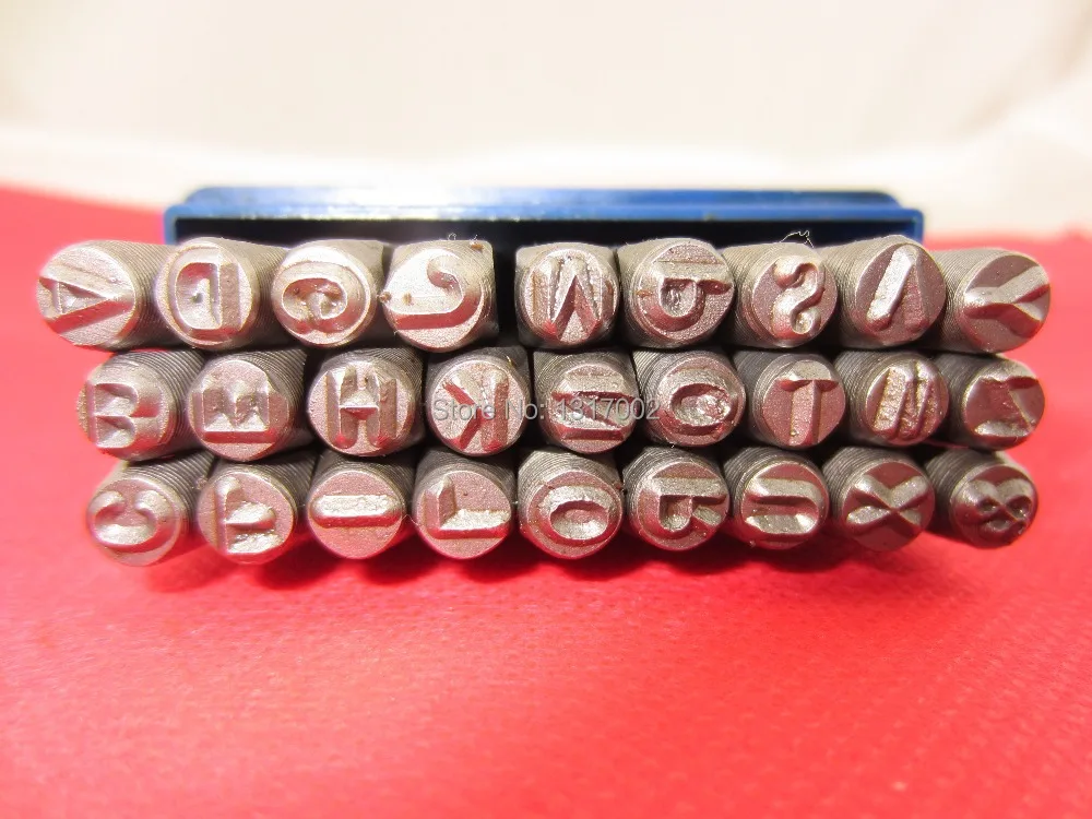 Jewelry Alloy Steel 6mm Metal Letter Punch Stamping Set Good Hardness And Tenacity | Украшения и аксессуары