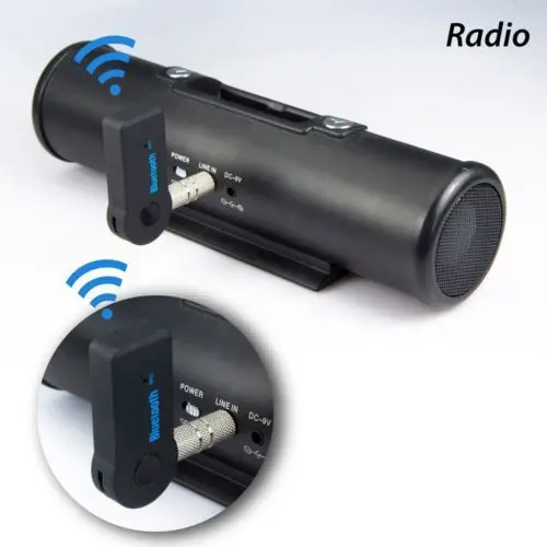 Bluetooth Handsfree Car Kit MP3 плеера аудио Радио стерео приемник адаптер для автомобиля AUX IN