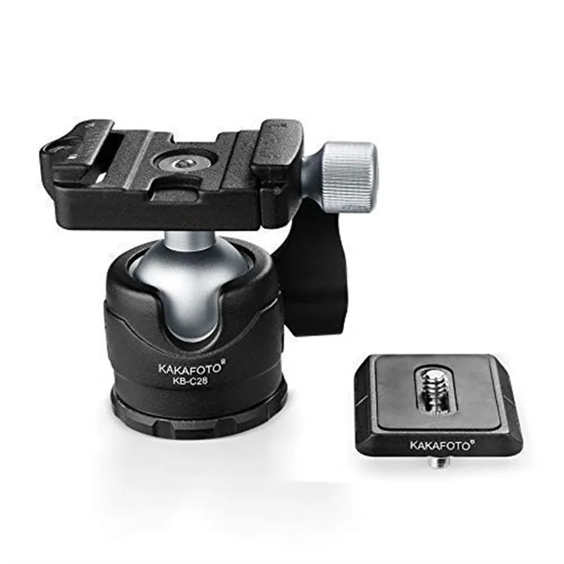 KAKAFOTO KBC28 мини шаровая Головка для штатива и DSLR камер 360 панорамная