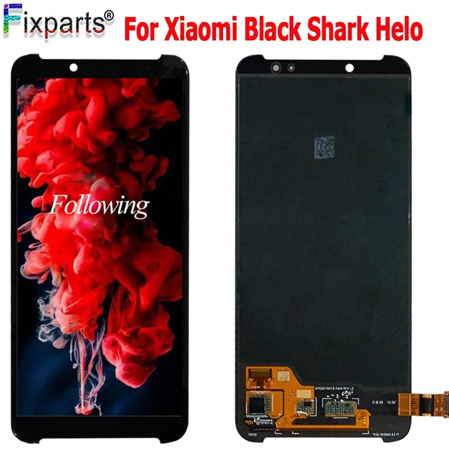 6 01 &quotНовый экран для Xiaomi BlackShark Helo LCD сенсорный дигитайзер сборка Замена частей