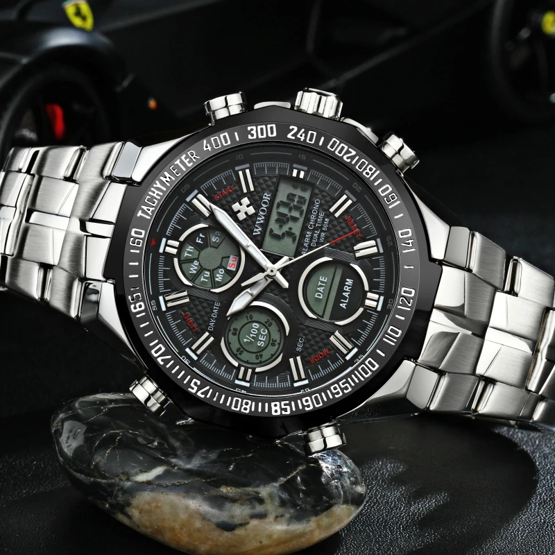 Новинка 2017 роскошные Брендовые мужские армейские военные часы кварцевые