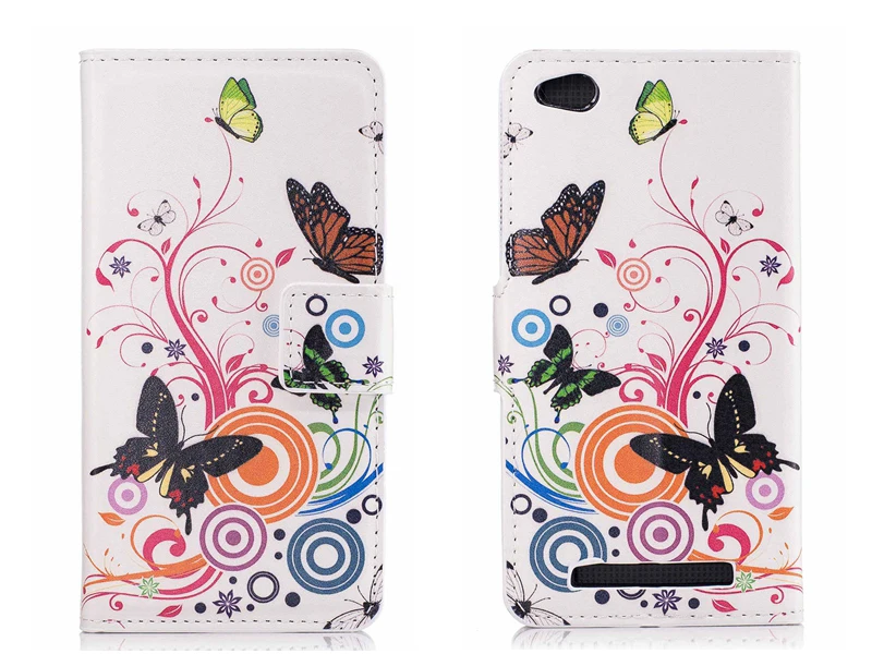 Модный чехол-книжка с откидной крышкой для Xiaomi 5X A1 Redmi 4A 4X3 3S 5 Plus Prime Note 4 4X 5A глобальная версия кожаный чехол-бумажник с цветами