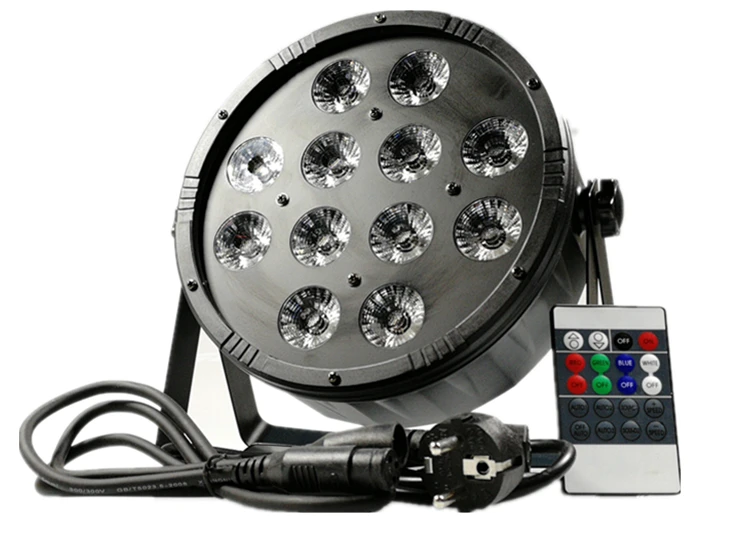RGBW дистанционный светодиодный прожсветильник Тор par 12X12W dmx512 для дискотеки