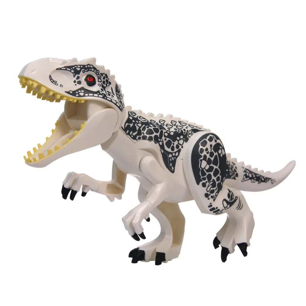 27 см брутальный Raptor здания Юрского периода блоки мира 2 мини-фигурки динозавров