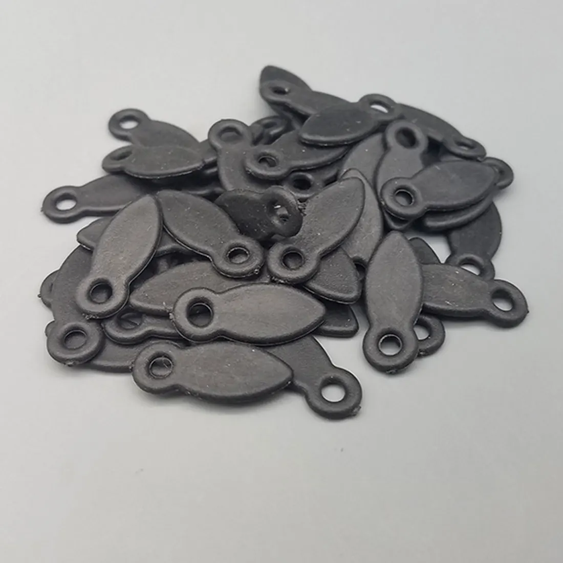 Топ 100 шт./лот ручной работы 8*21 мм черная рамка для фото крючки DIY вращающиеся
